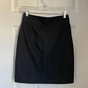 NWT Misha Nonoo black mini skirt pencil academia Small